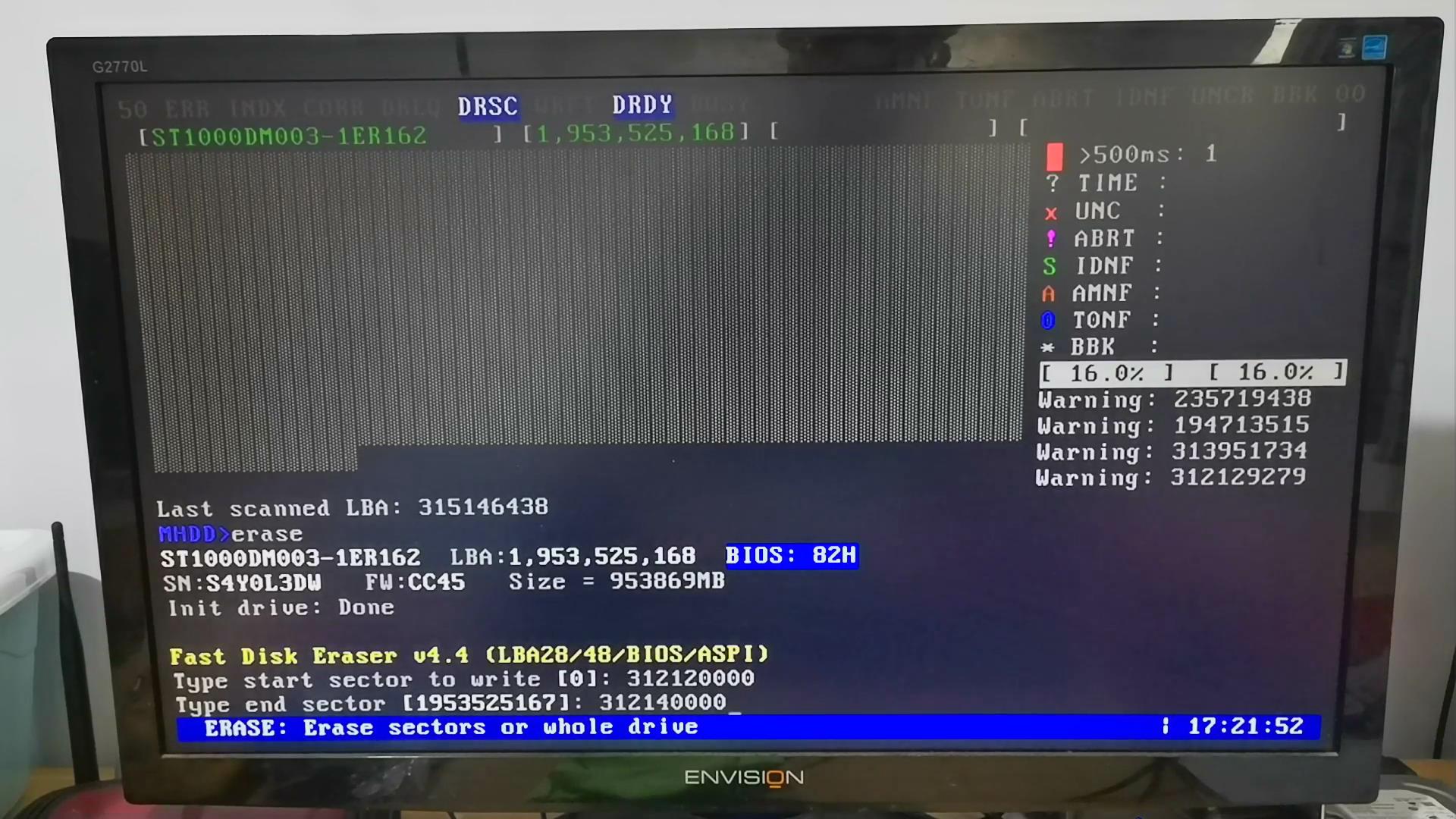 坏道修复,用MHDD软件修复电脑硬盘坏道图文教程(移动硬盘也可以)