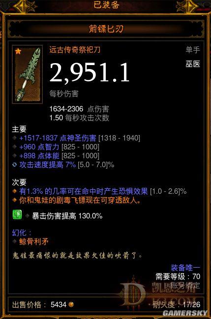 暗黑3巫医技能搭配有哪些_国服第一巫医的冲榜心得