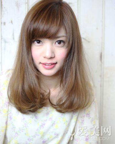 额头窄的女生适合的发型长刘海（9款窄额头女生修颜发型）(2)