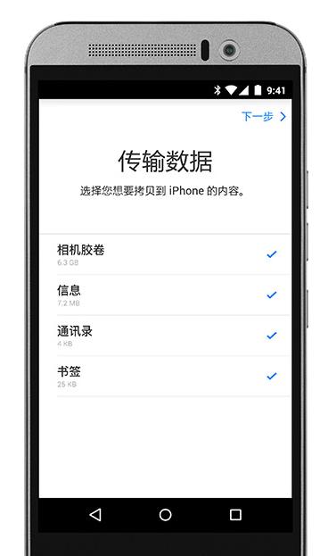 怎么把安卓数据导入新iphone（教程安卓换iPhone数据怎么传输到新手机呢）(3)