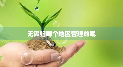 无锡归哪个2023年地区哪个市管理行政的呢行政区