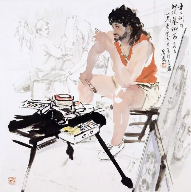 真正的国画写意人物画法（画人物国画要懂得）(16)