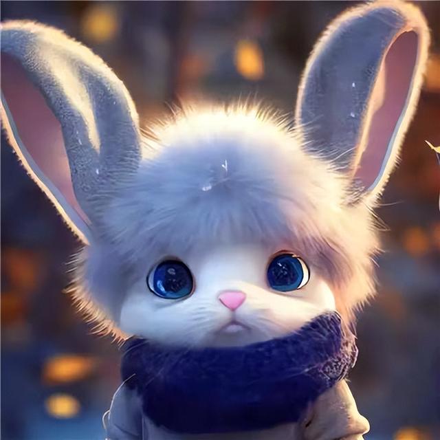 微信头像2023卡通兔子头像(软萌可爱兔子头像)(29)