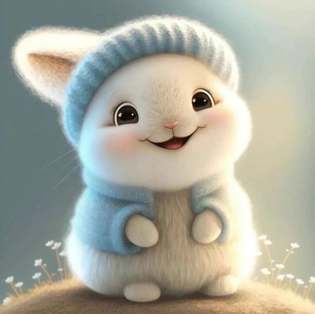 微信头像2023卡通兔子头像(软萌可爱兔子头像)(13)