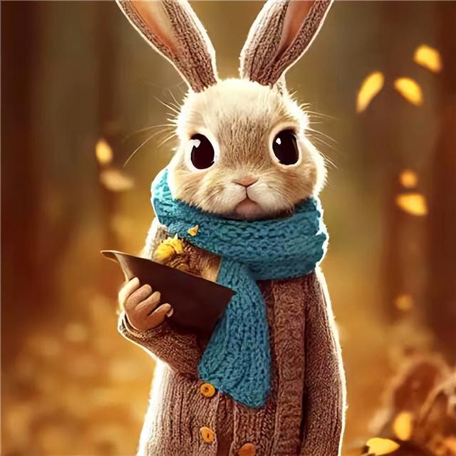 微信头像2023卡通兔子头像(软萌可爱兔子头像)(31)