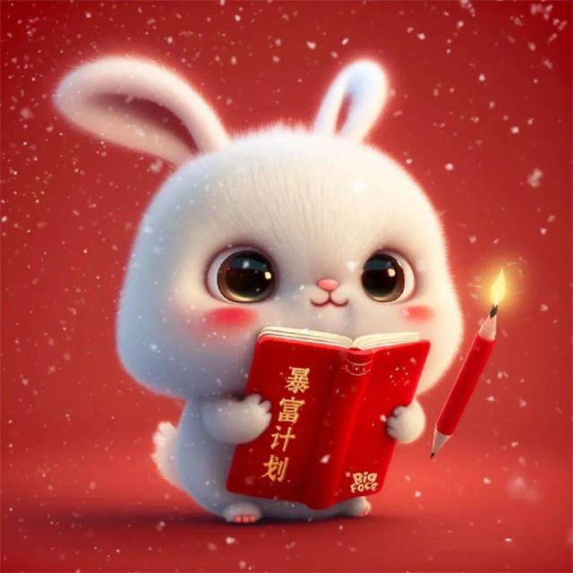 微信头像2023卡通兔子头像(软萌可爱兔子头像)(23)