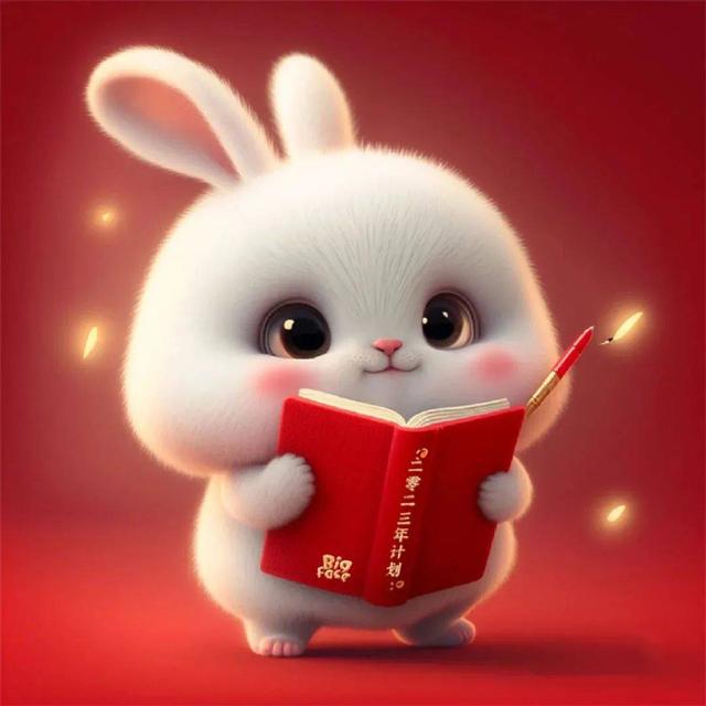 微信头像2023卡通兔子头像(软萌可爱兔子头像)(24)