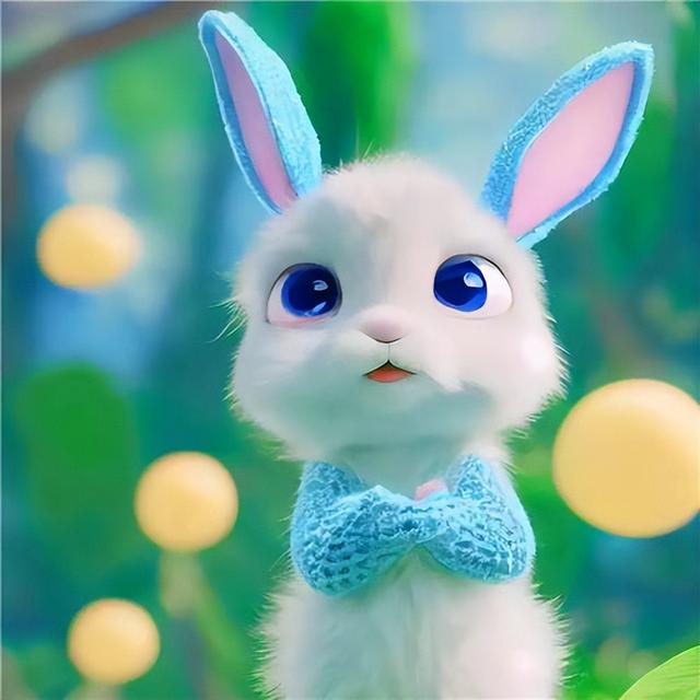 微信头像2023卡通兔子头像(软萌可爱兔子头像)(35)