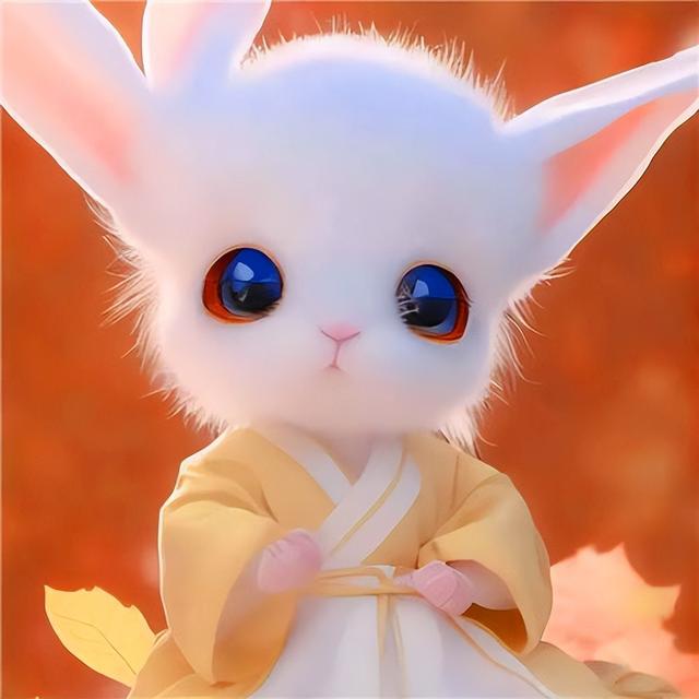 微信头像2023卡通兔子头像(软萌可爱兔子头像)(40)