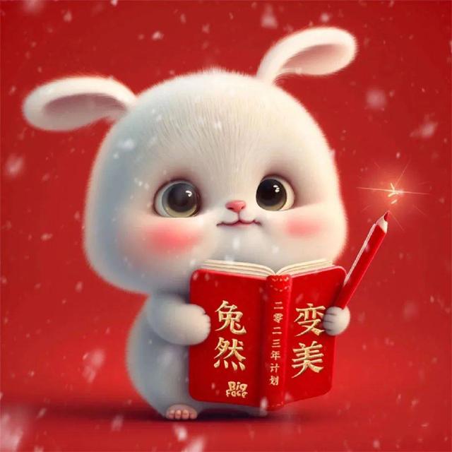微信头像2023卡通兔子头像(软萌可爱兔子头像)(26)