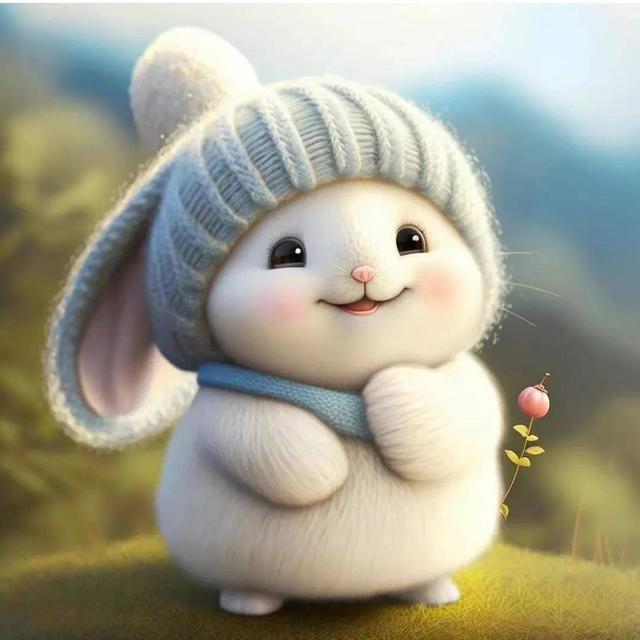 微信头像2023卡通兔子头像(软萌可爱兔子头像)(17)