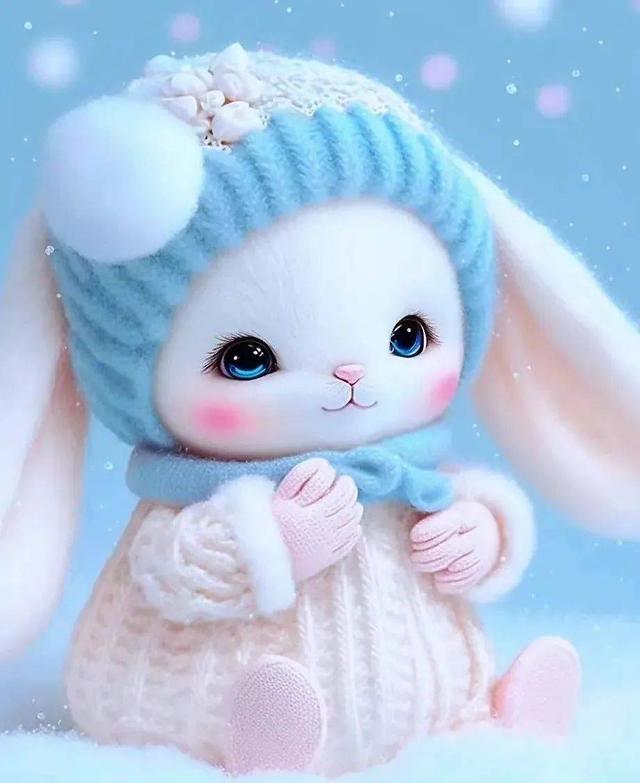 微信头像2023卡通兔子头像(软萌可爱兔子头像)(15)