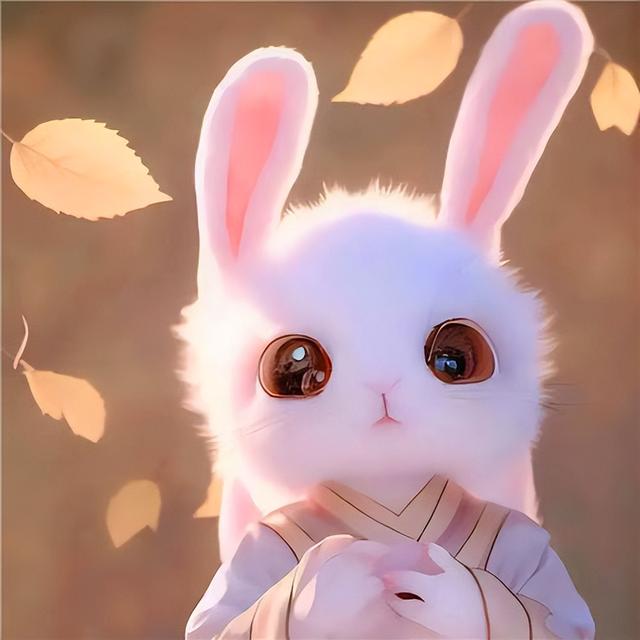 微信头像2023卡通兔子头像(软萌可爱兔子头像)(41)