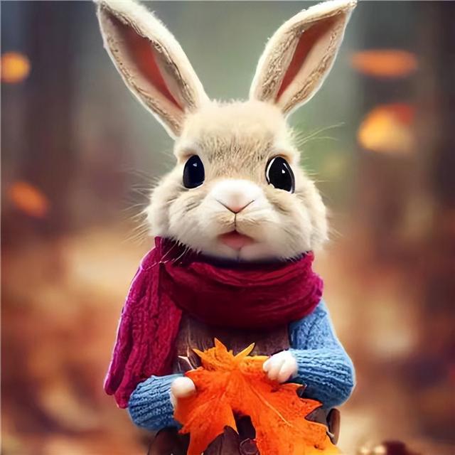 微信头像2023卡通兔子头像(软萌可爱兔子头像)(32)