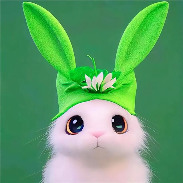 微信头像2023卡通兔子头像(软萌可爱兔子头像)(39)