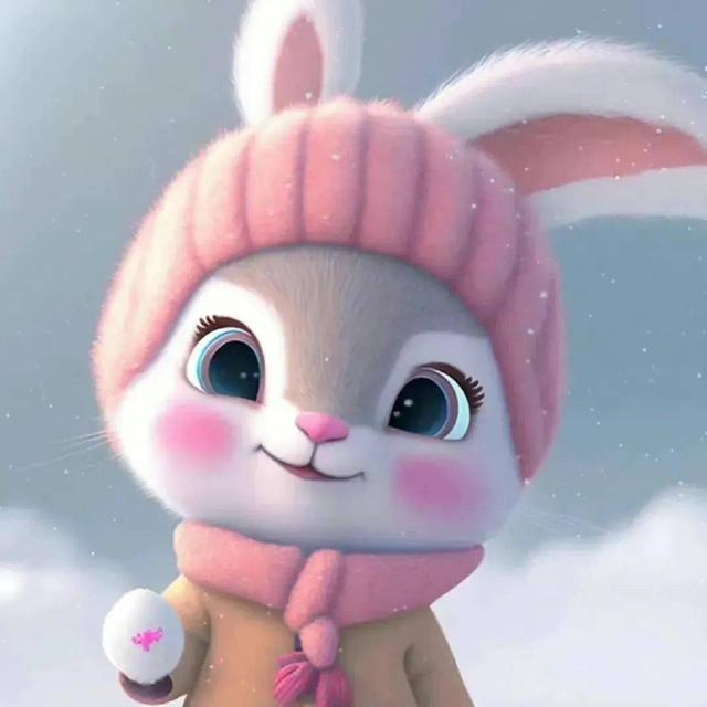 微信头像2023卡通兔子头像(软萌可爱兔子头像)(9)