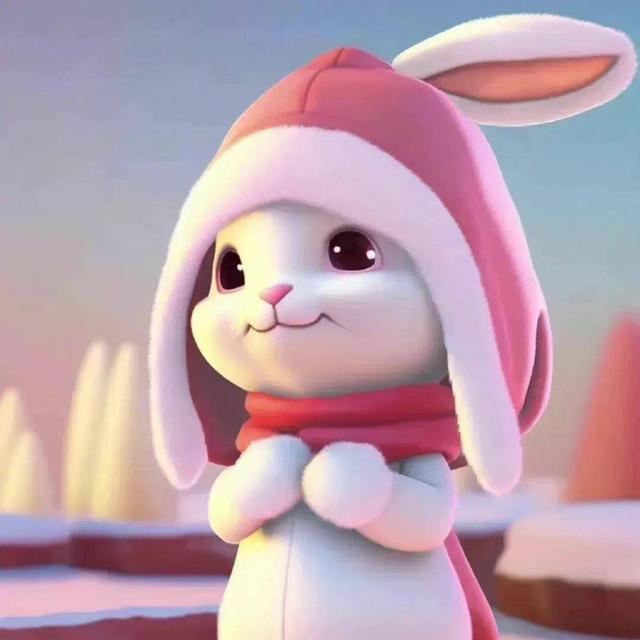 微信头像2023卡通兔子头像(软萌可爱兔子头像)(10)