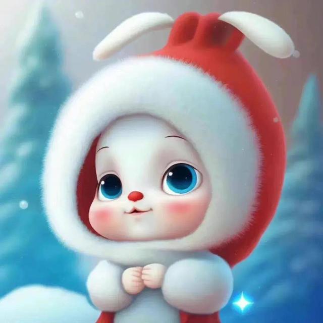 微信头像2023卡通兔子头像(软萌可爱兔子头像)(19)