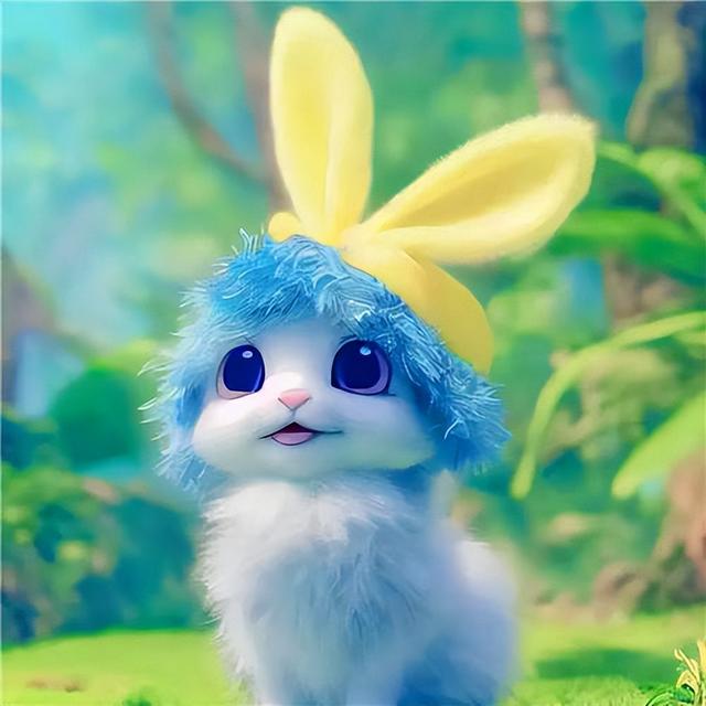 微信头像2023卡通兔子头像(软萌可爱兔子头像)(37)