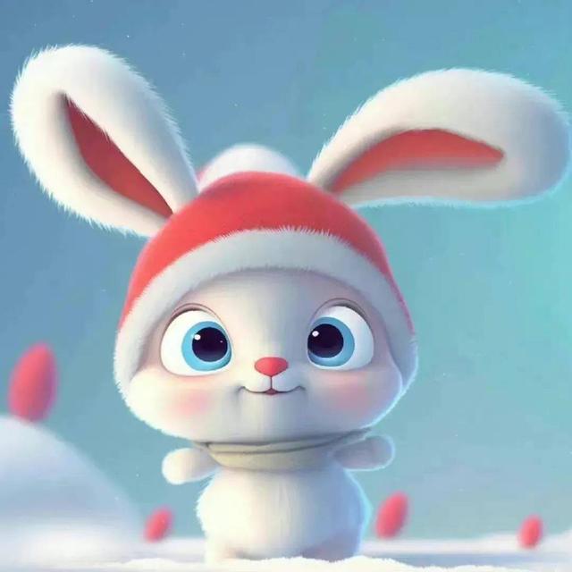 微信头像2023卡通兔子头像(软萌可爱兔子头像)(8)