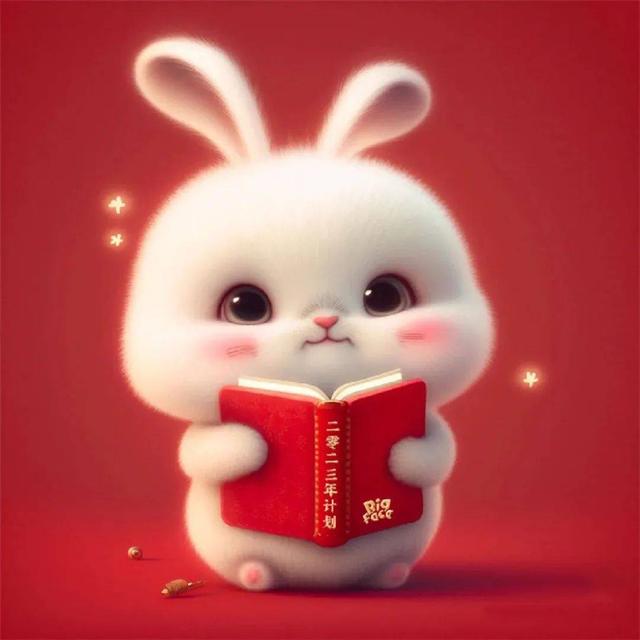 微信头像2023卡通兔子头像(软萌可爱兔子头像)(25)