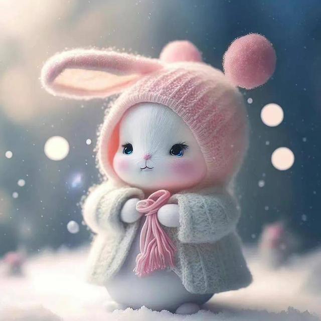 微信头像2023卡通兔子头像(软萌可爱兔子头像)(3)