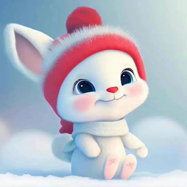 微信头像2023卡通兔子头像(软萌可爱兔子头像)(7)