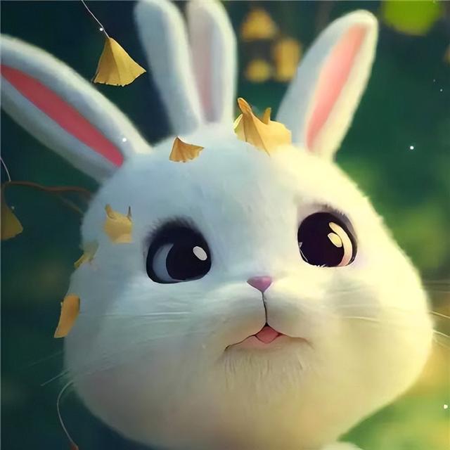 微信头像2023卡通兔子头像(软萌可爱兔子头像)(33)