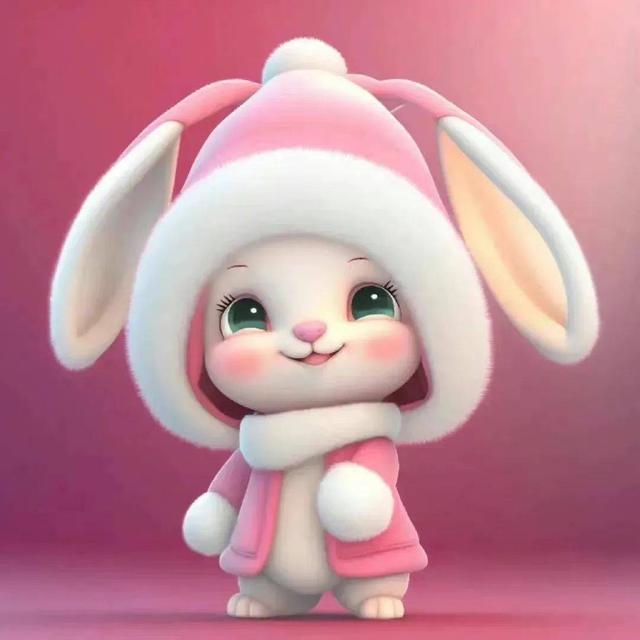微信头像2023卡通兔子头像(软萌可爱兔子头像)(5)