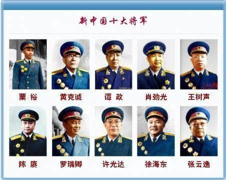 大元帅十大将是哪些人（开国十大元帅十位大将）(3)