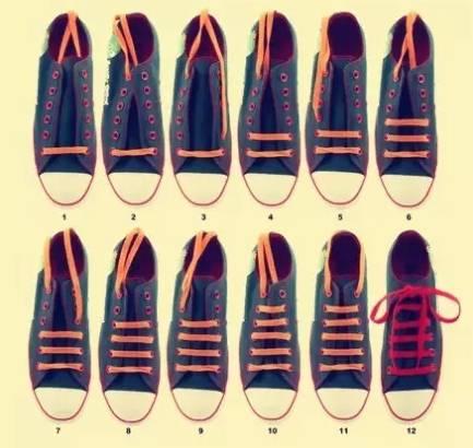 超好看的鞋带系法(10种高颜值的鞋带系法)(1)