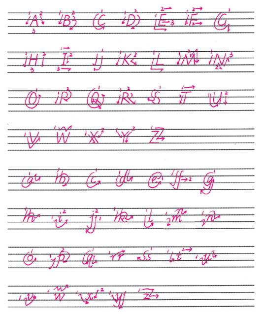 媛媛妈说英语:26个英文字母的书写顺序详细图解