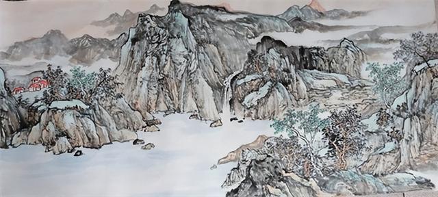 王树明获奖山水画(默默耕耘数十载)(5)