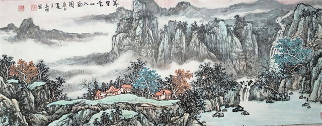 王树明获奖山水画(默默耕耘数十载)(4)