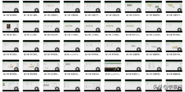 excel表格学习全套免费课程(免费领这份Excel精品课程)(4)