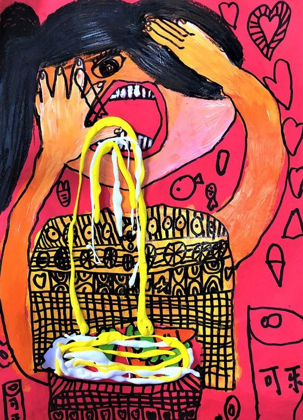 少儿美术作品大全欣赏(少儿美术大赛优秀作品赏析)(5)