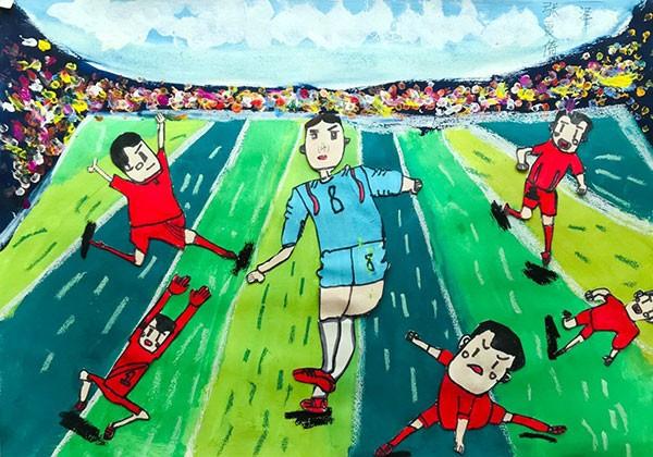 少儿美术作品大全欣赏(少儿美术大赛优秀作品赏析)(1)