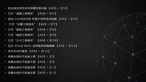 cdr最常用快捷键大全(新手必备最全CDR快捷键)(6)