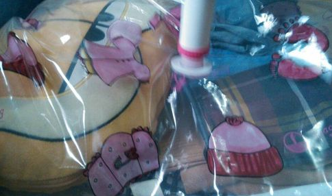 如何用吹风机抽真空袋,真空袋怎么做成的图7