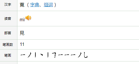 覔怎么读,覔字代表什么意思密码图1