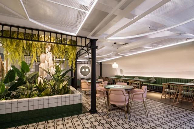 特色火锅店装修设计效果图大全(时尚简约风格火锅店装修设计)(1)