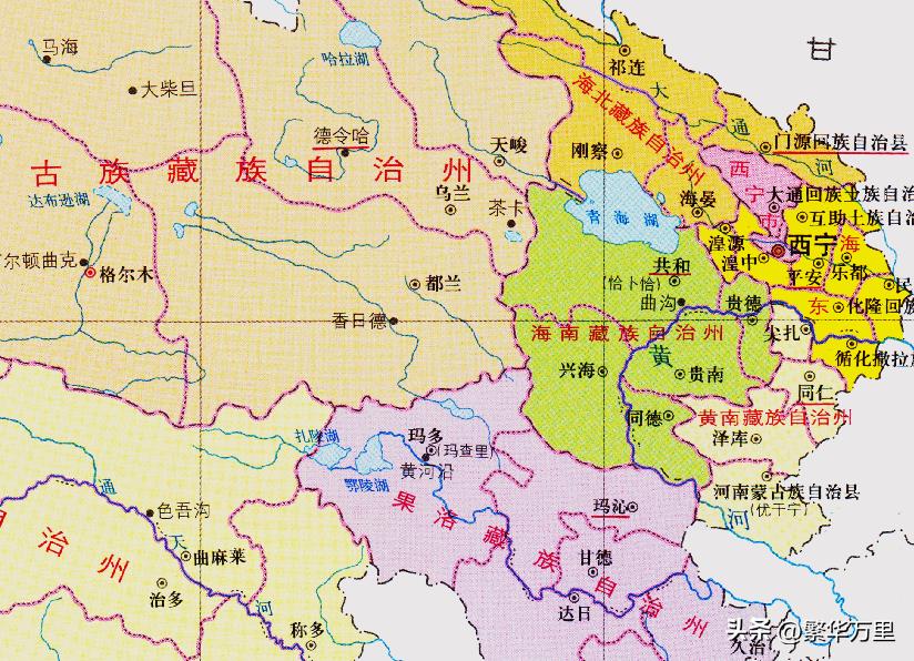 青海区域划分变化(青海属于哪里)