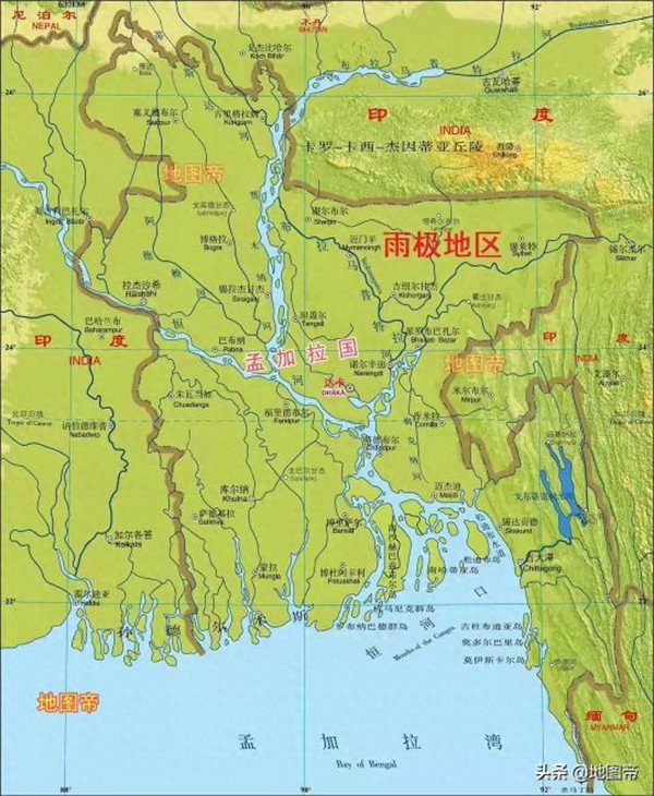 孟加拉国是哪里的国家(孟加拉国是哪个洲的国家)