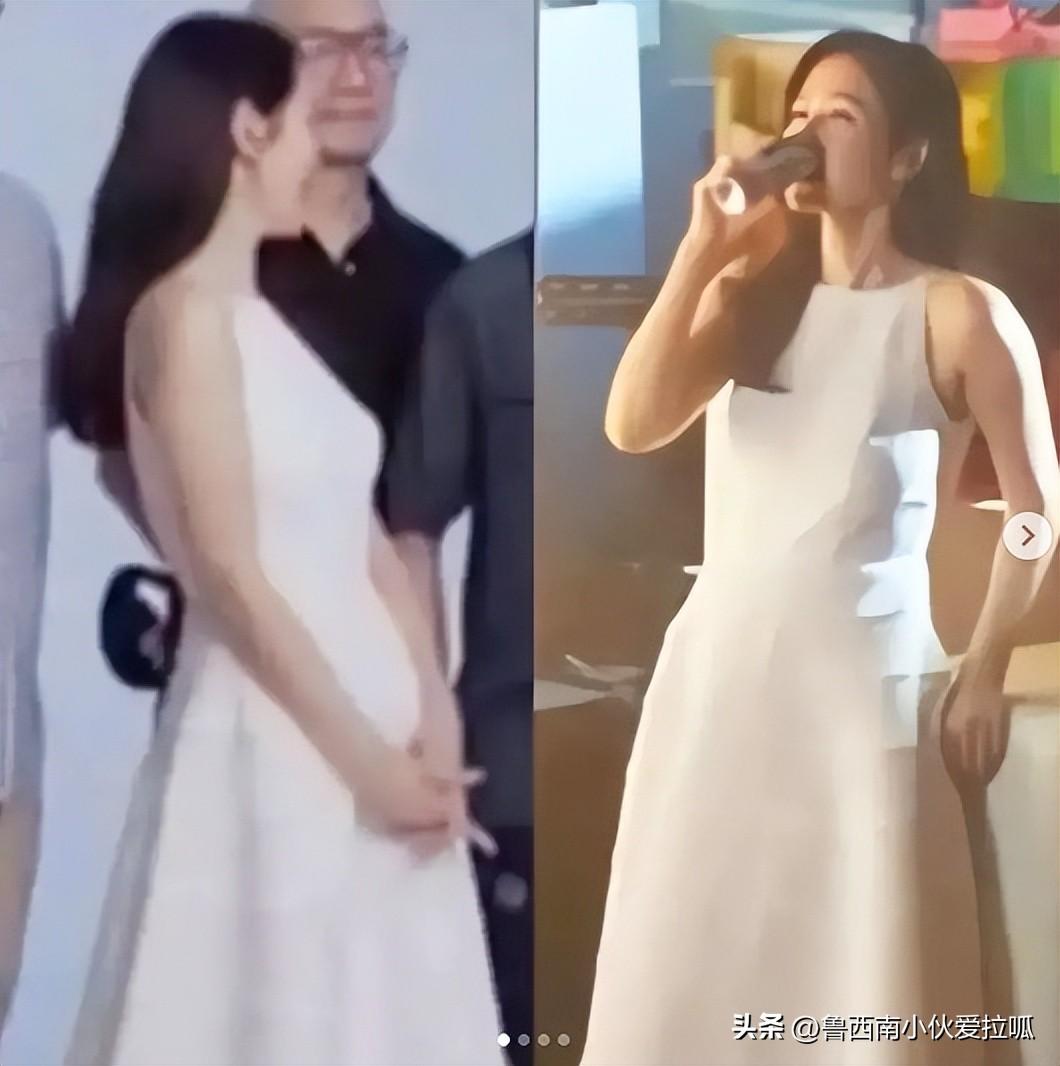 孙艺珍孕照流出肚子藏不住了！仙女白裙侧身入镜超明显状态好