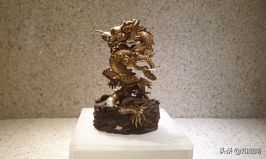 大越帝国“国徽”展览：都是越南历代帝国的图腾，多数都崇拜龙