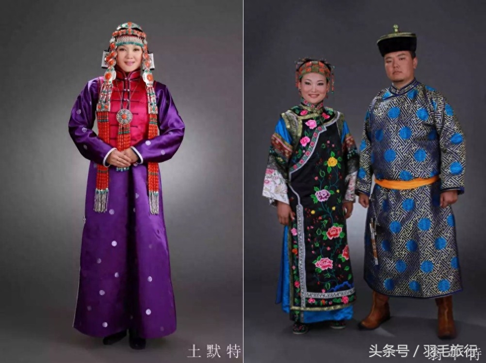 蒙古族28个部落的传统服饰