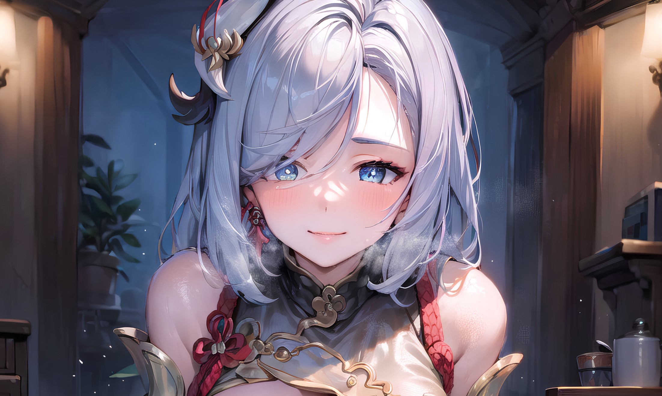 原神申鹤把乳液喂旅行者视频啥梗 申鹤给旅行者喂乳液3D动画情节