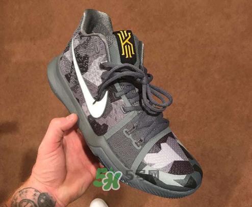 nike kyrie 3 girls eybl会发售吗？欧文3代精英赛灰色迷彩实物
