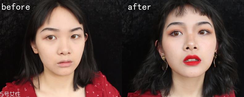 紫色口红适合什么妆容 紫色口红整体妆容教程