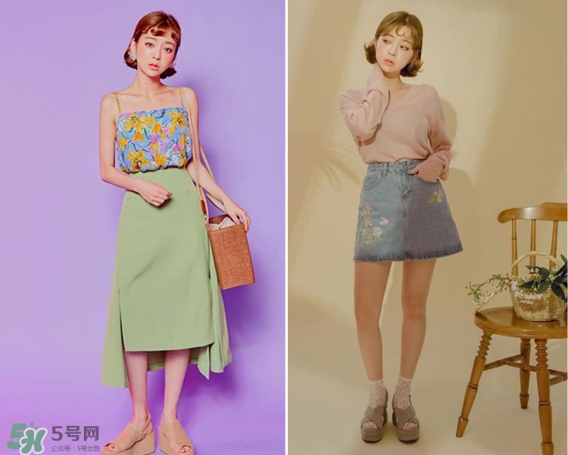 半身裙搭配图片 半身裙款式图片